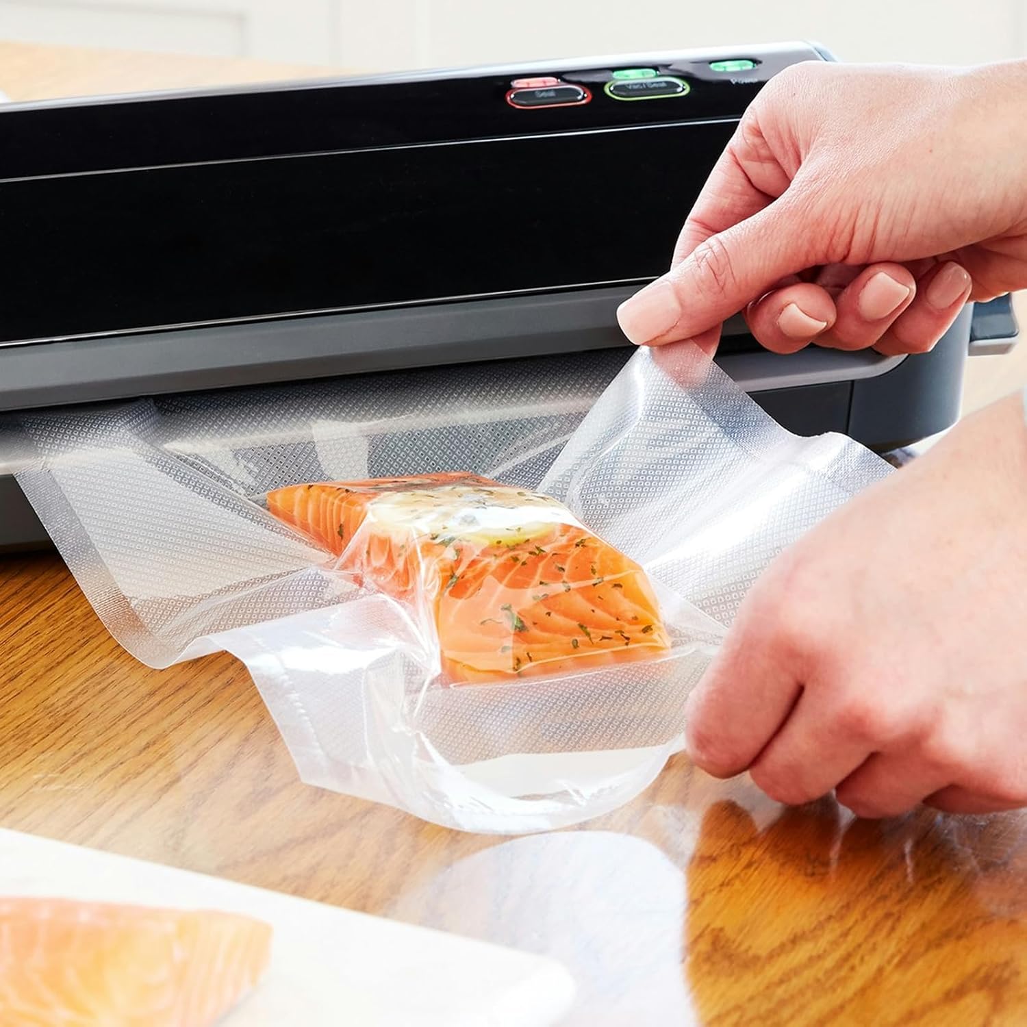 Sac sous vide alimentaire - 15x25/20x30/28x40cm - sans BPA, compatible toutes machines