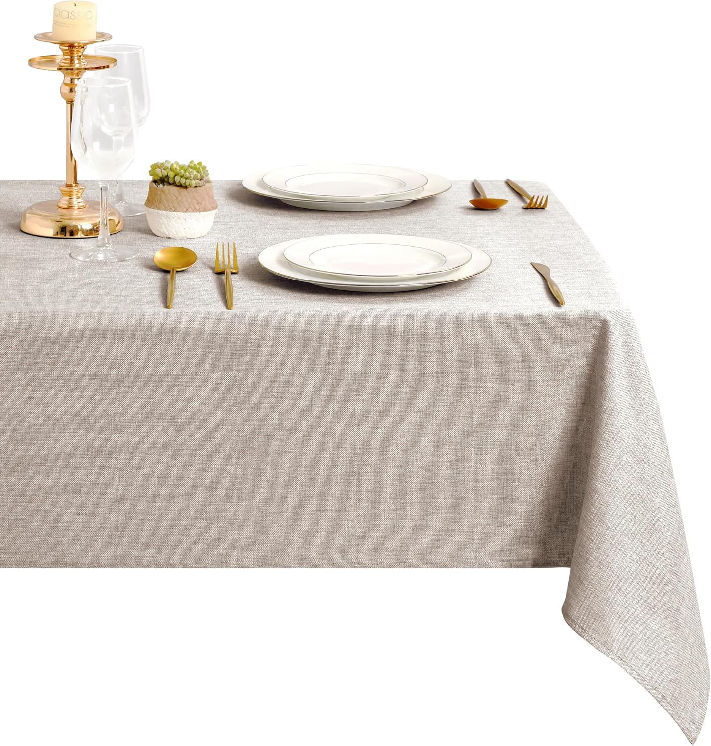 DWCN - Pierre nappe imperméable 135x135cm, anti-tache, lavable