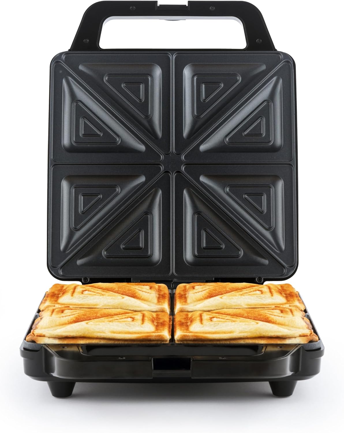 Progress - Sandwich Maker 4 tranches XL, 1600W, PFAS-Free, noir
