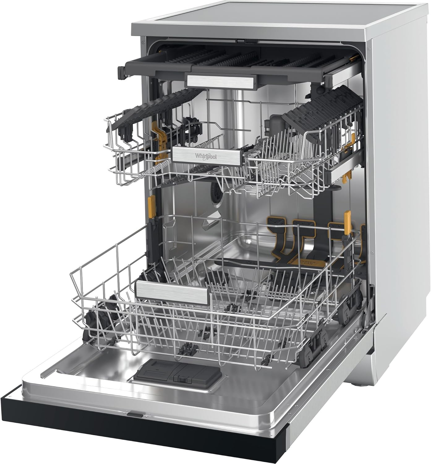 Whirlpool - Lave-vaisselle MaxiSpace série W7 - 60cm, 15 couverts, pose libre - W7F HS41 X