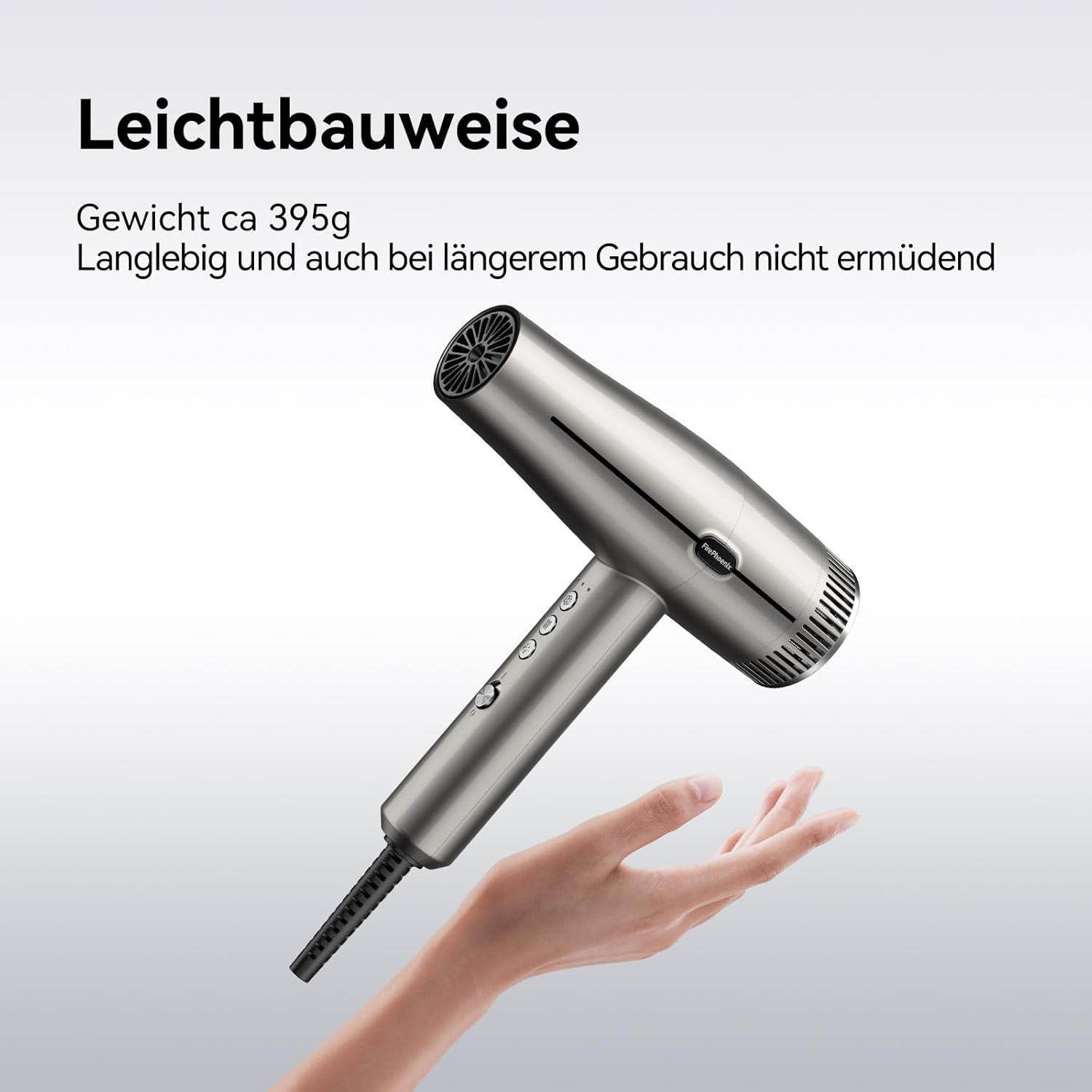 FirePhoenix - sèche-cheveux pro série 2300W, 90 000 tr/min, ions, 22 m/s