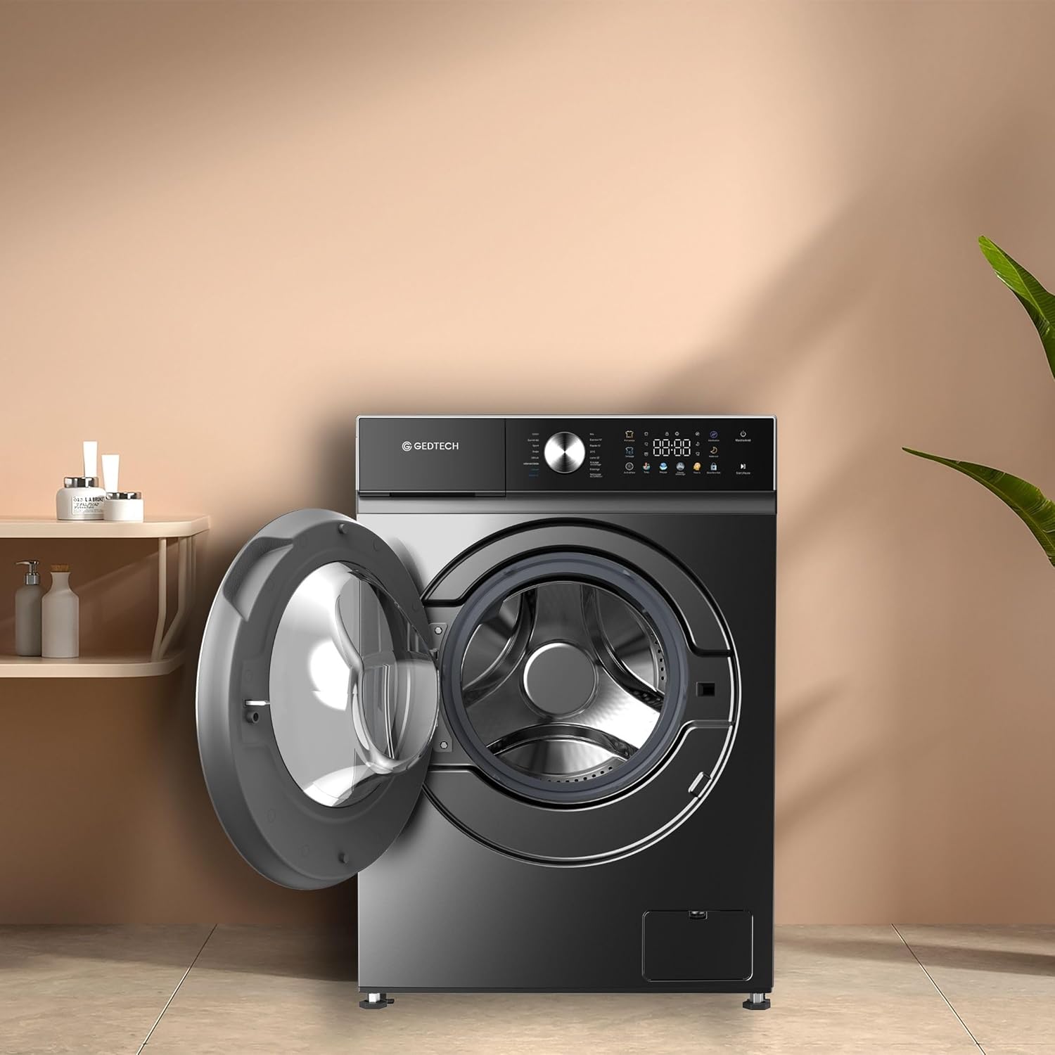 GEDTECH - lave-linge frontal 9kg 1400tr LED 16 programmes GLLPS91400DG