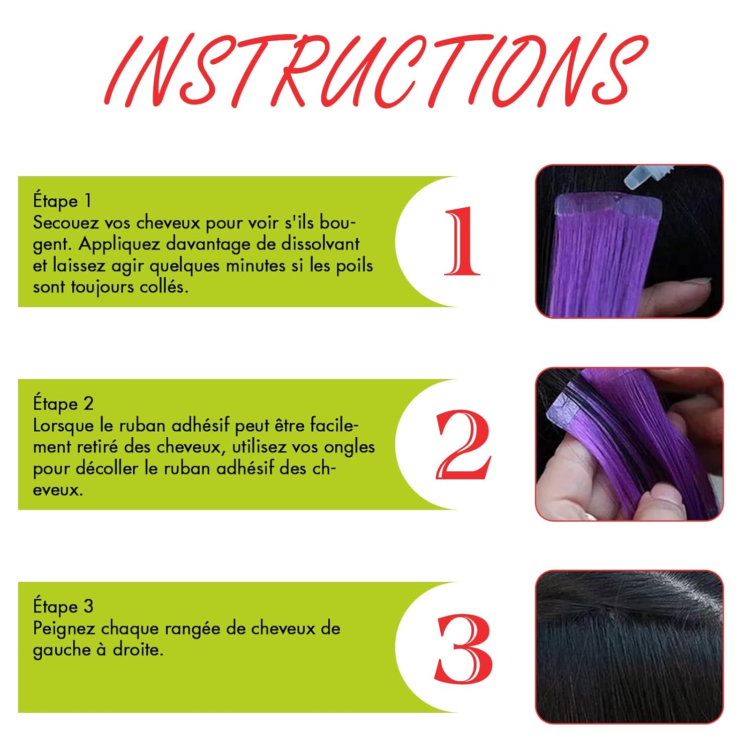 Dissolvant extensions adhésives 118ml - action rapide et facile