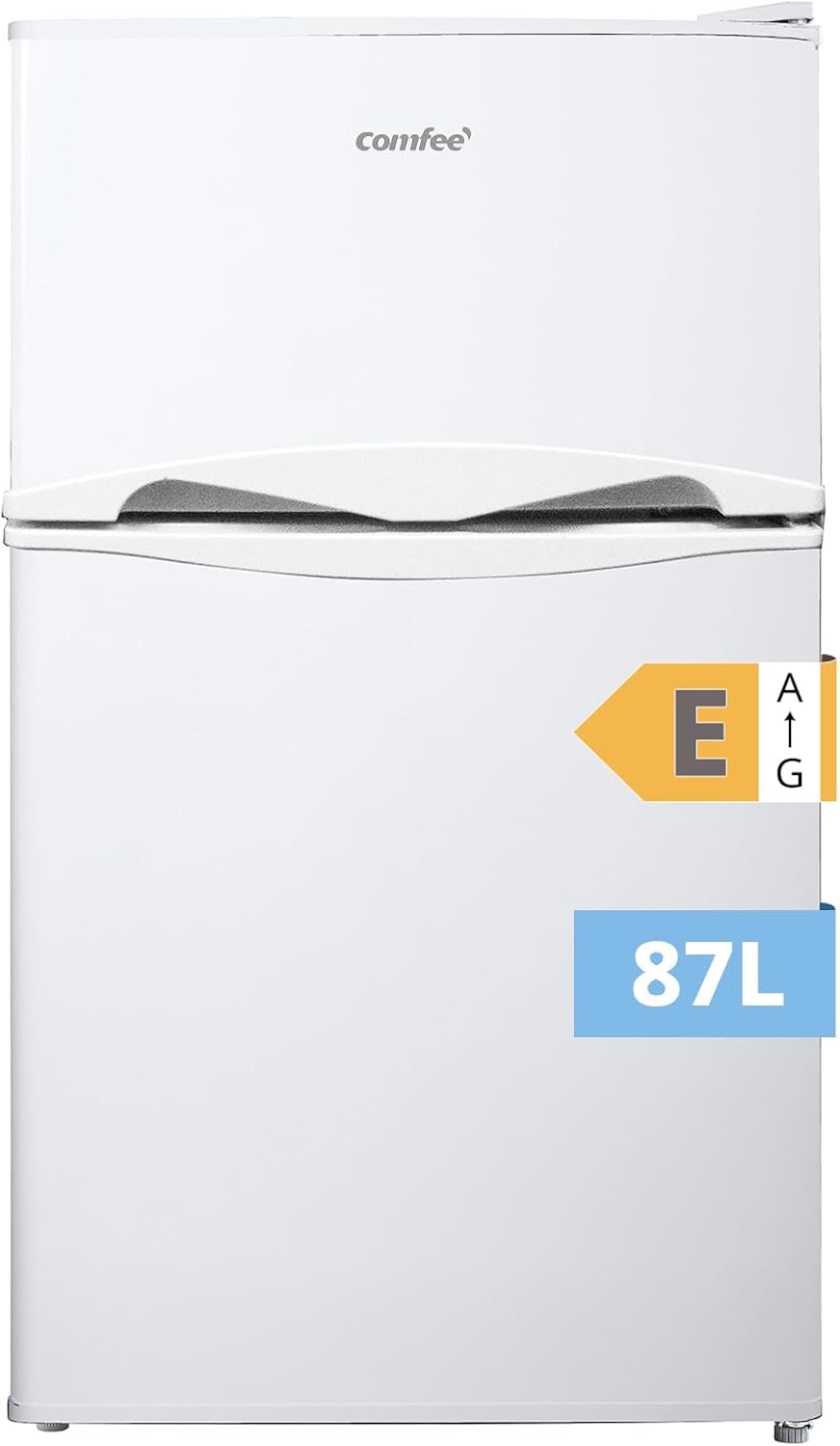 COMFEE' - réfrigérateur sous plan 87L - étagères amovibles, porte réversible, éclairage, thermostat réglable - RCT87WH2(