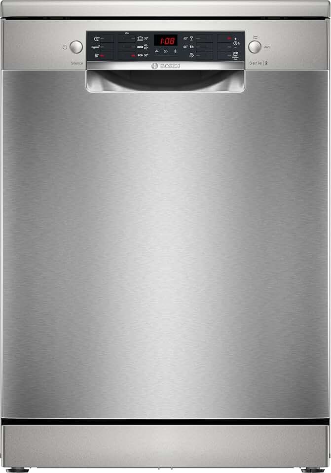 Bosch - lave-vaisselle Série 2, 60 cm, pose libre, inox - SMS26AI01F