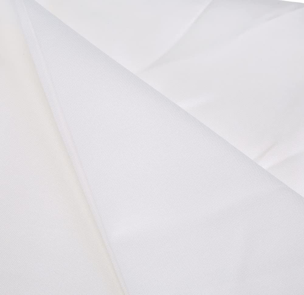 Soleil d'Ocre - Nappe Rectangle anti-taches - 140x300 cm - polyester blanc