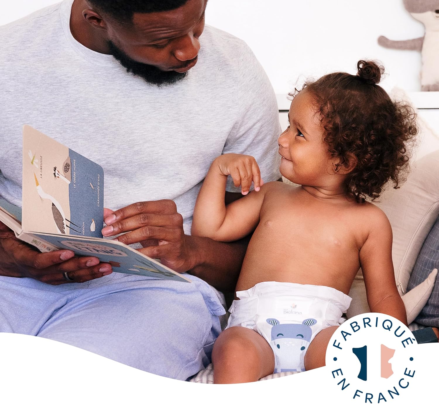 Biolane - Couches bébé Taille 6 - 16kg+ - Ultra absorbantes, 12h au sec, pack 1 mois, 120 couches