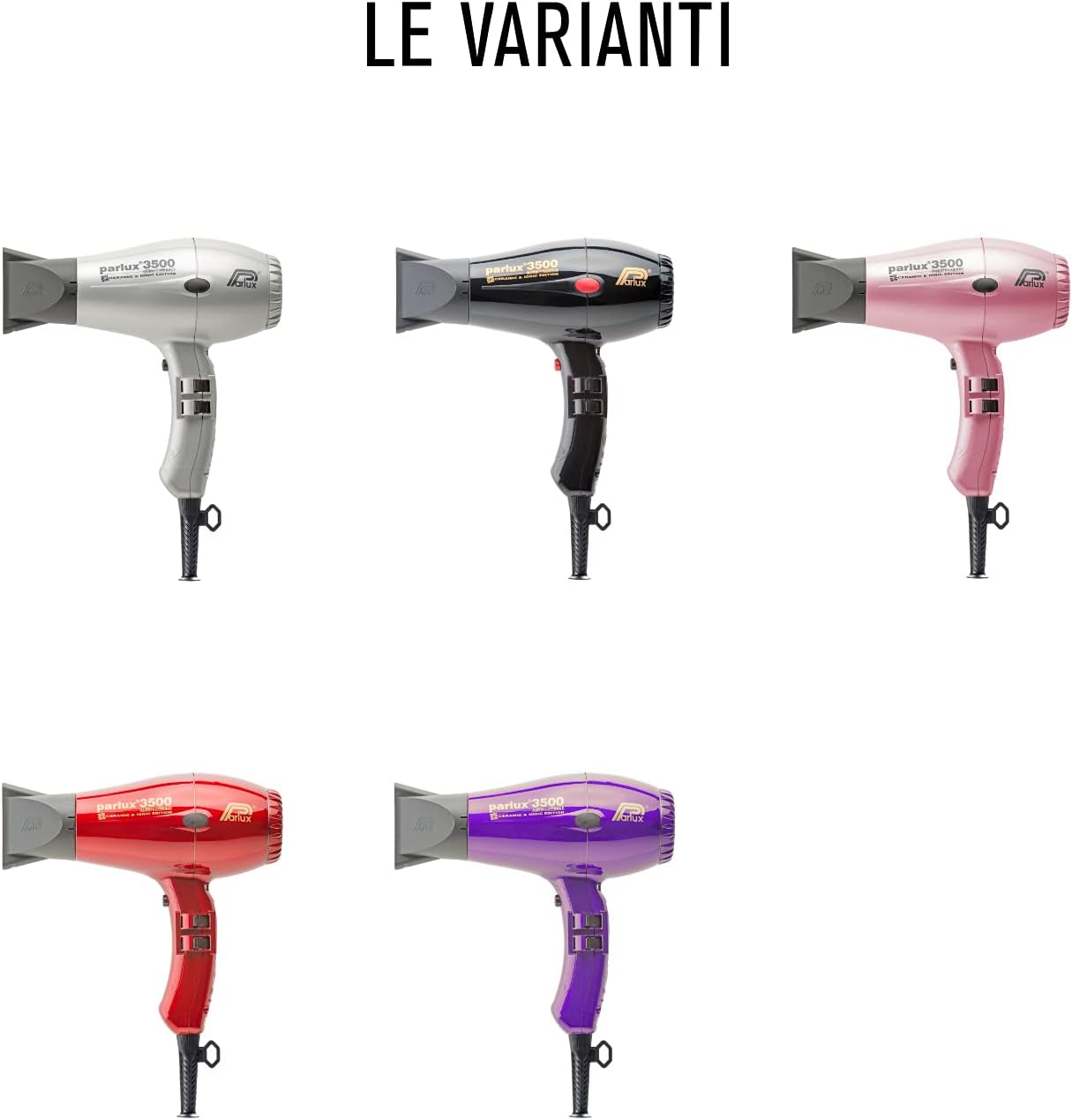 Parlux - Supercompact 3500 - compact - ionique, céramique, rose