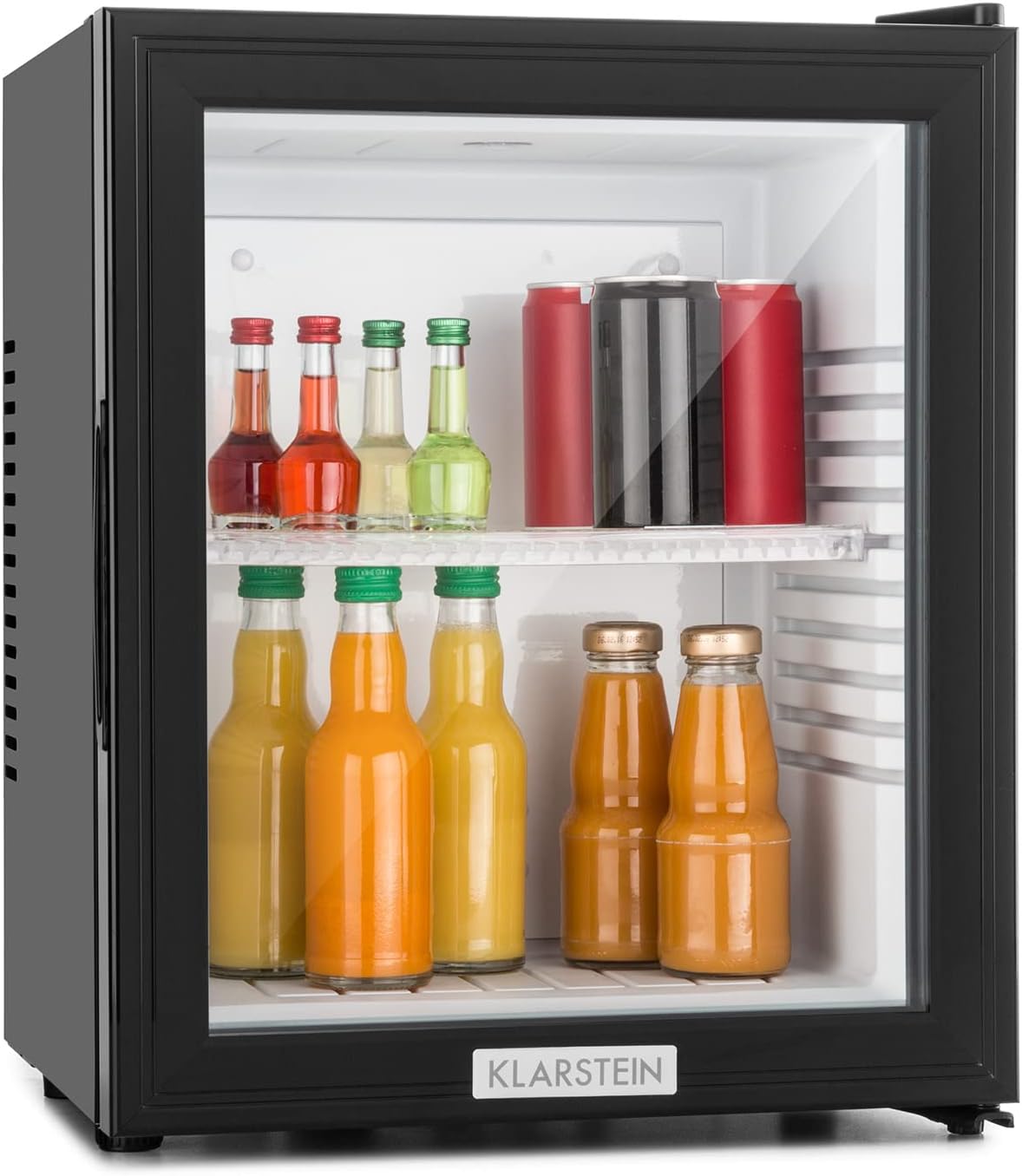 Klarstein - Brooklyn Mini Frigo - 23L - porte vitrée, silencieux, 12-18°C