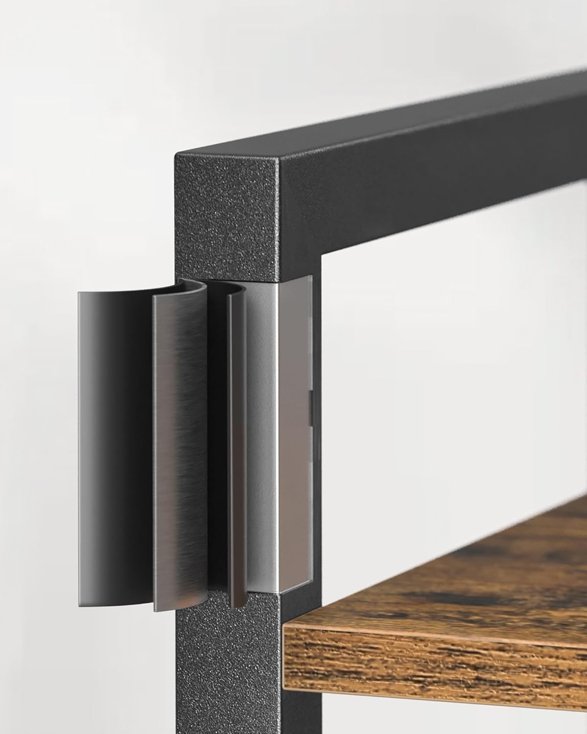 VASAGLE - étagère industrielle 6 niveaux 30x80x186cm, marron/noir, LLS082B01