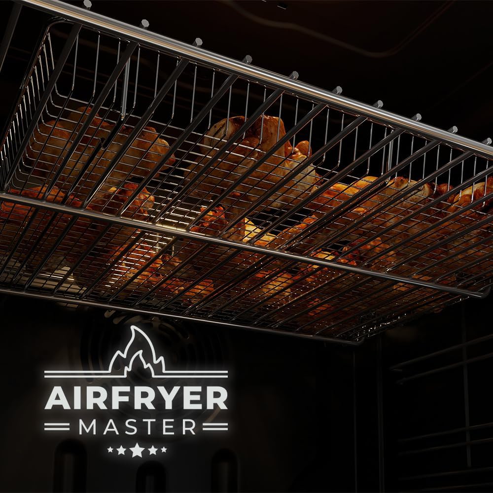 Cecotec - Four encastrable 60cm, 81L, pyrolyse, airfryer, P506000