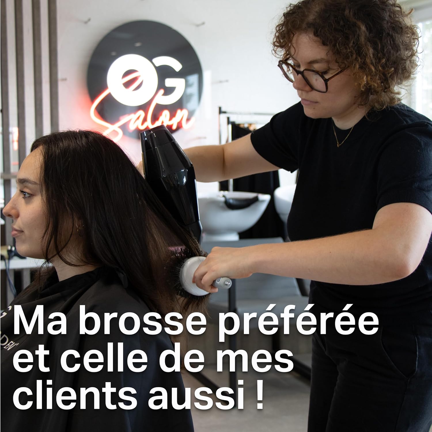 Olivia Garden - Expert Blowout Shine - ronde céramique - brushing antistatique et sans frisottis