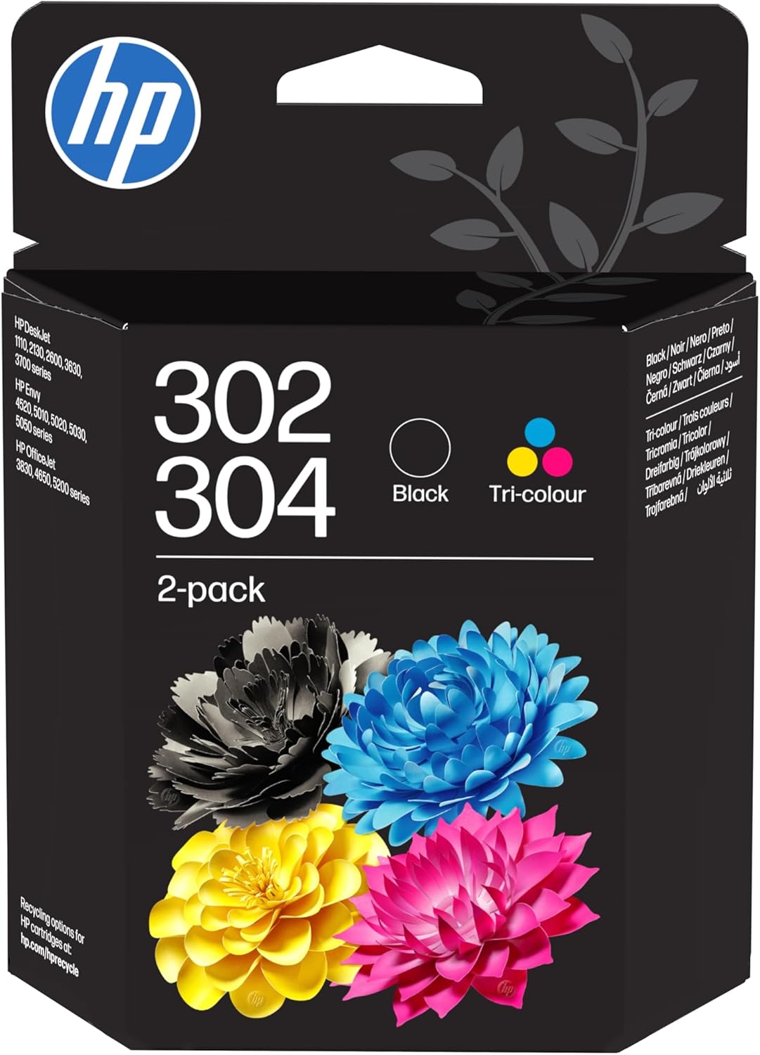 HP - Cartouche encre série 302/304 - noir/couleur - pack 2 HP 302/304