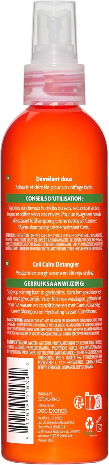 Cantu - Coil Calm Soin Démêlant Boucles - 237 ml - Beurre de Karité