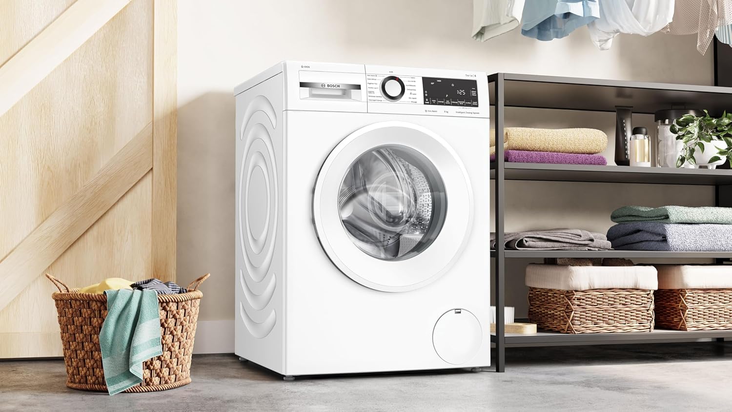 Bosch - Série 6 - lave-linge 9 kg, 1400 trs/min, blanc - WGG244F1FR