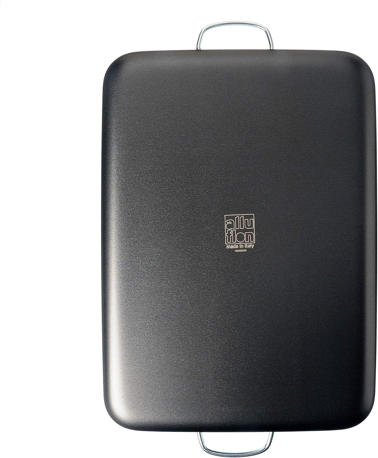 Alluflon - Tradition Italie - 35x25 cm - plat à lasagnes alu noir