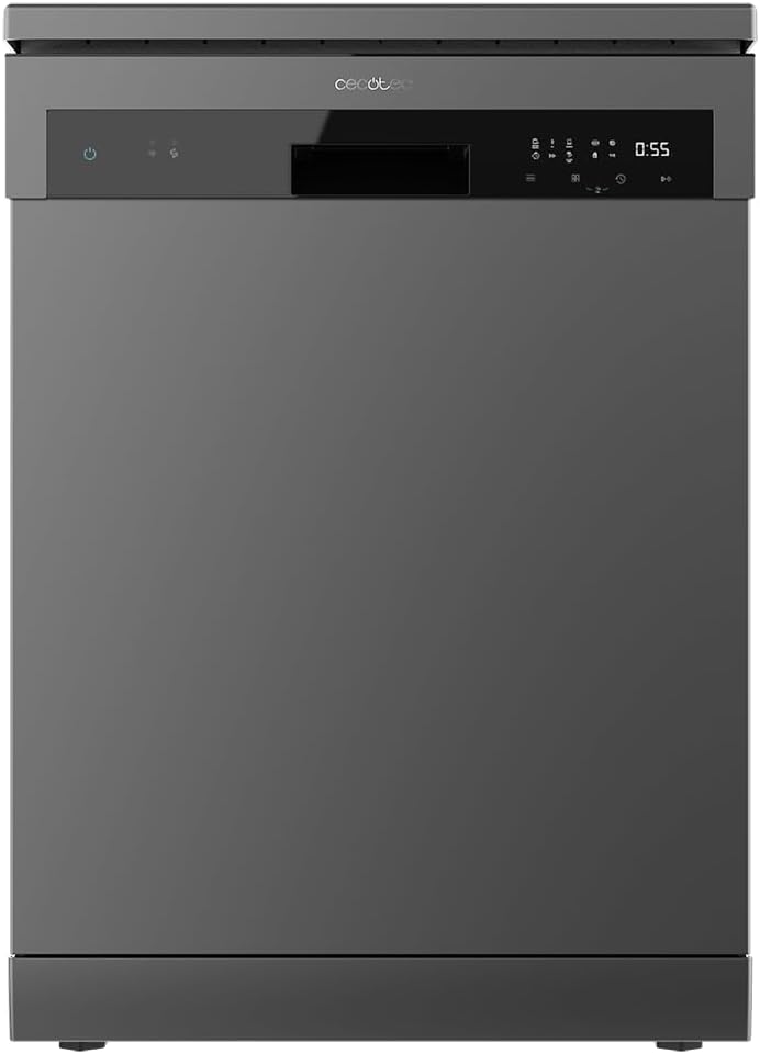 Cecotec - Bolero Aguazero 6110 Dark E - 60cm - 13 couverts, 6 programmes, 1850W, Demi-charge, Départ Différé