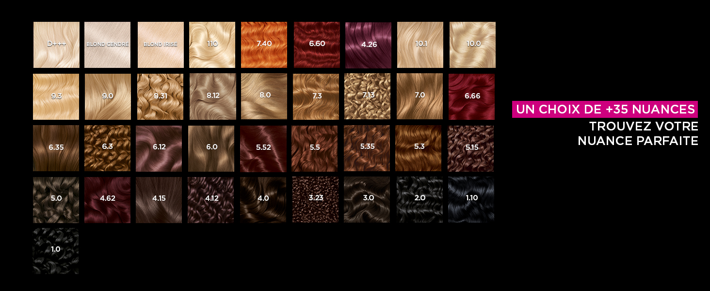 couleur longue tenue, riche et vivante