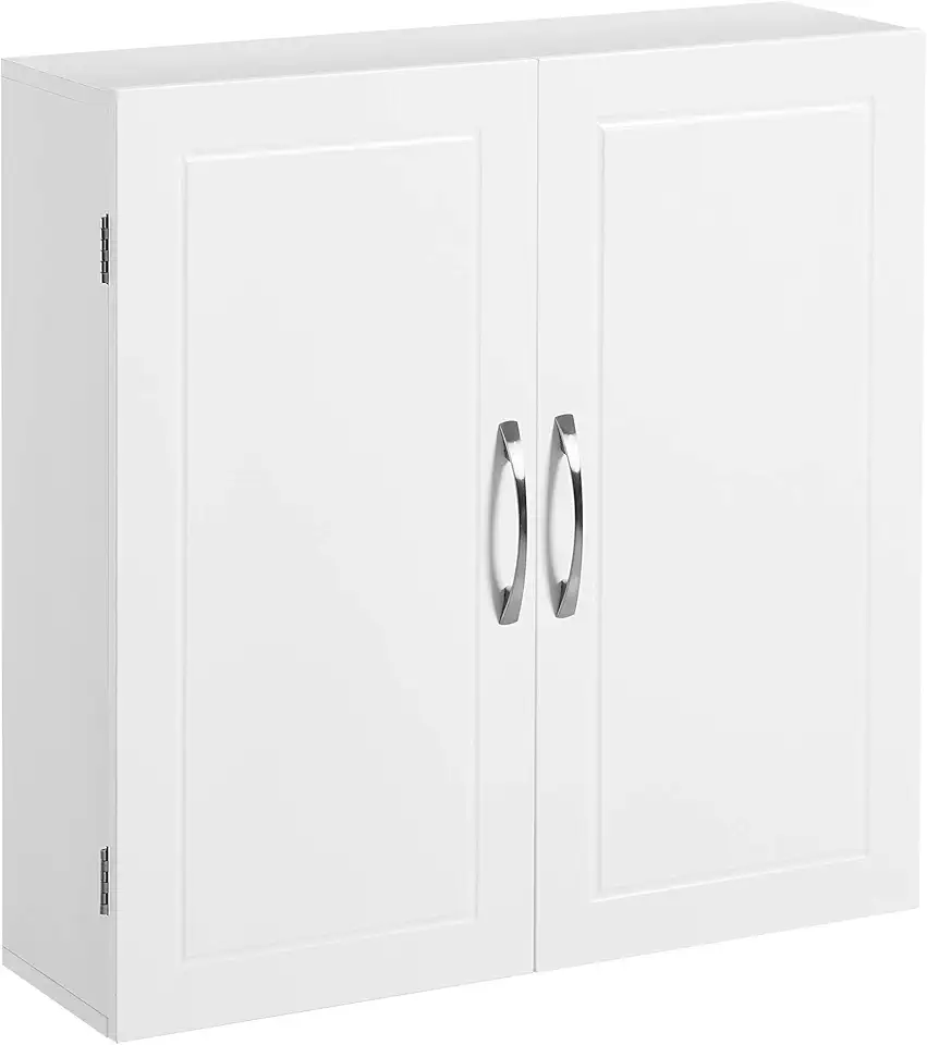 VASAGLE - Armoire murale salle de bain - 18x60x60cm - étagères réglables - BBC320W01