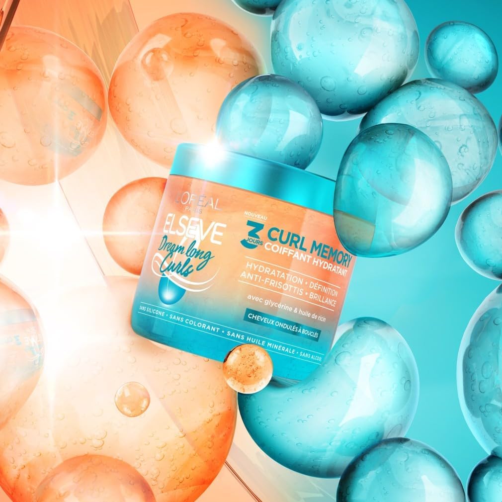 L'Oréal Paris - Dream Long Curls Gel coiffant boucles 400ml - ricin, glycérine, sans silicone