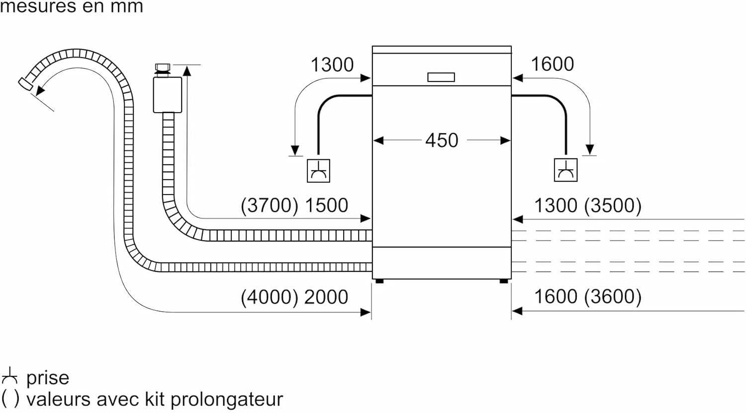 Bosch - lave-vaisselle Série 4, 45 cm, tout intégrable, SPV4EMX17E