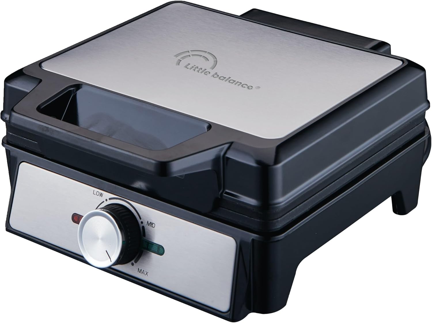 Little Balance - Gaufrier série Power - 1600W, plaques antiadhésives, poignée froide, gaufres liégeoises, 8816