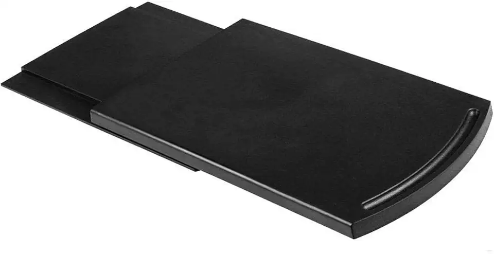 Café Plateau Tapis coulissant - 30 cm - rangement sans BPA, gris