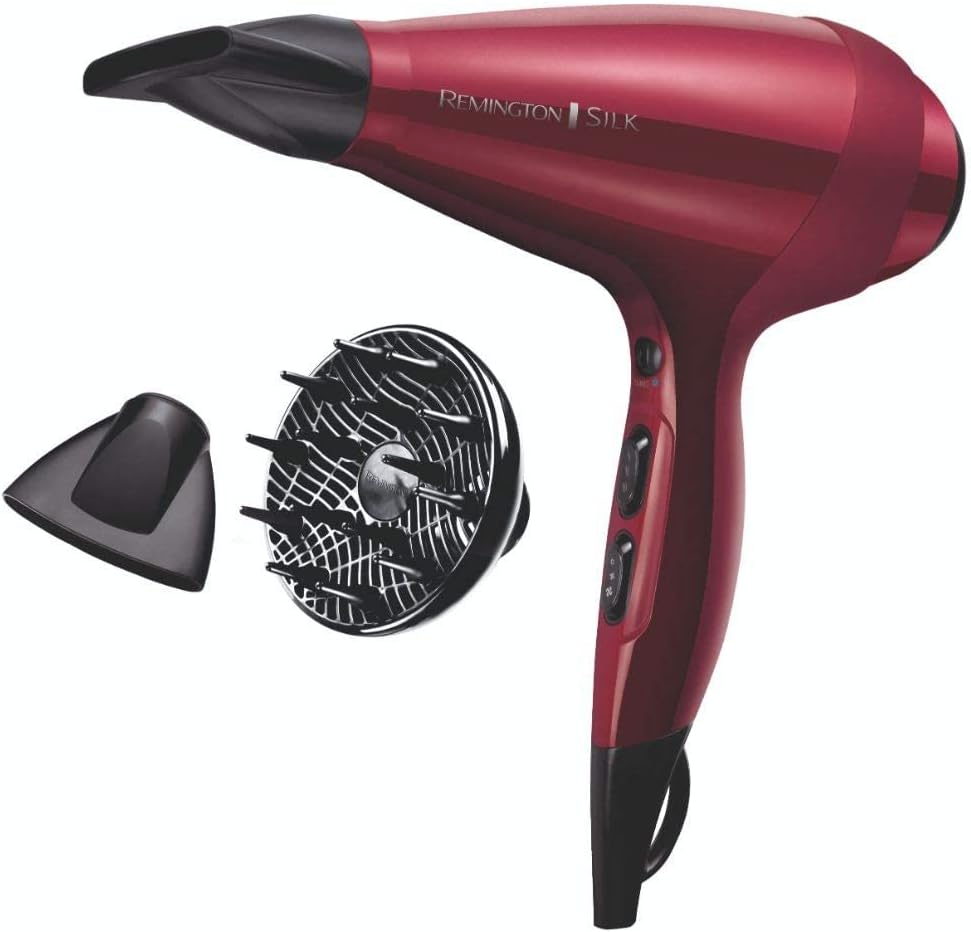 Remington - Sèche-cheveux Silk - 2400W, ionique, céramique protéinée, turbo, moteur AC - AC9096