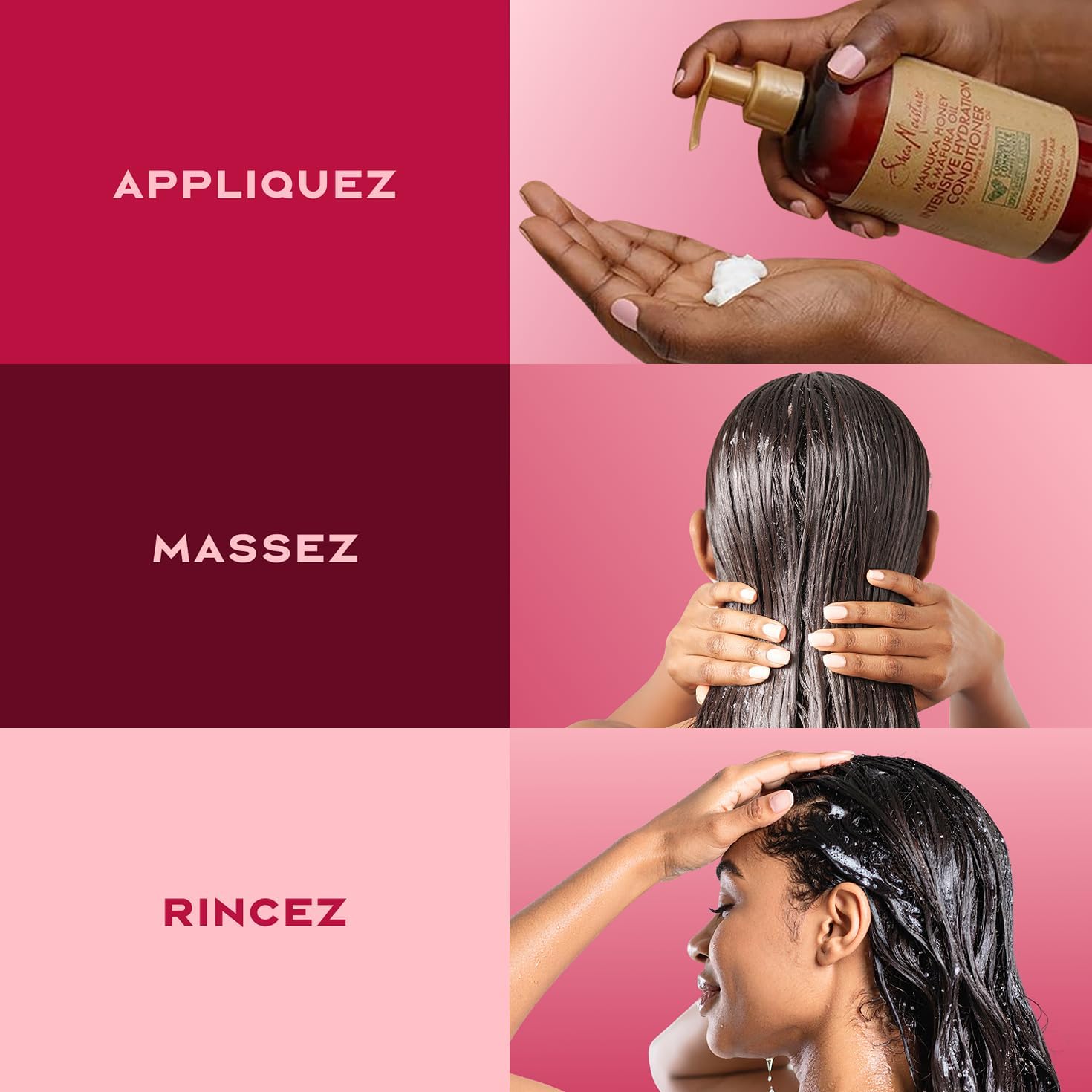 SheaMoisture - Intensive Hydration - 2x384ml - Miel de Manuka, Huile de Mafura