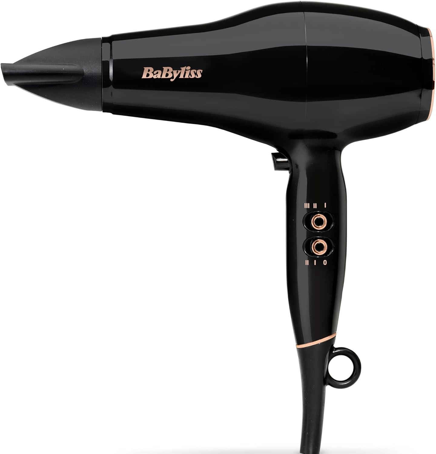 BaByliss - Pro Power - puissant 2300W, moteur AC, ionique, 3 temp./2 vitesses, noir - D5245E