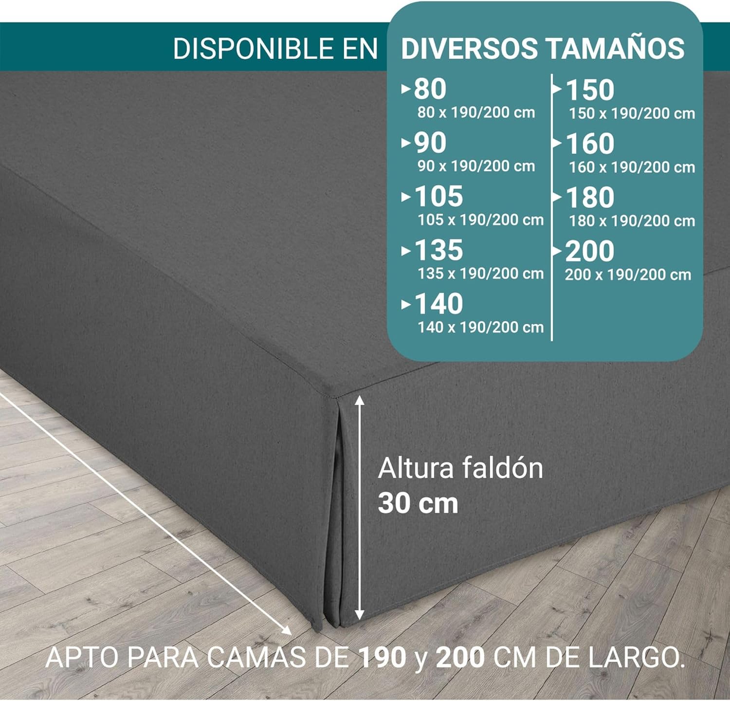 Housse de canapé - gris, 200x190/200 cm - antidérapant, respirant