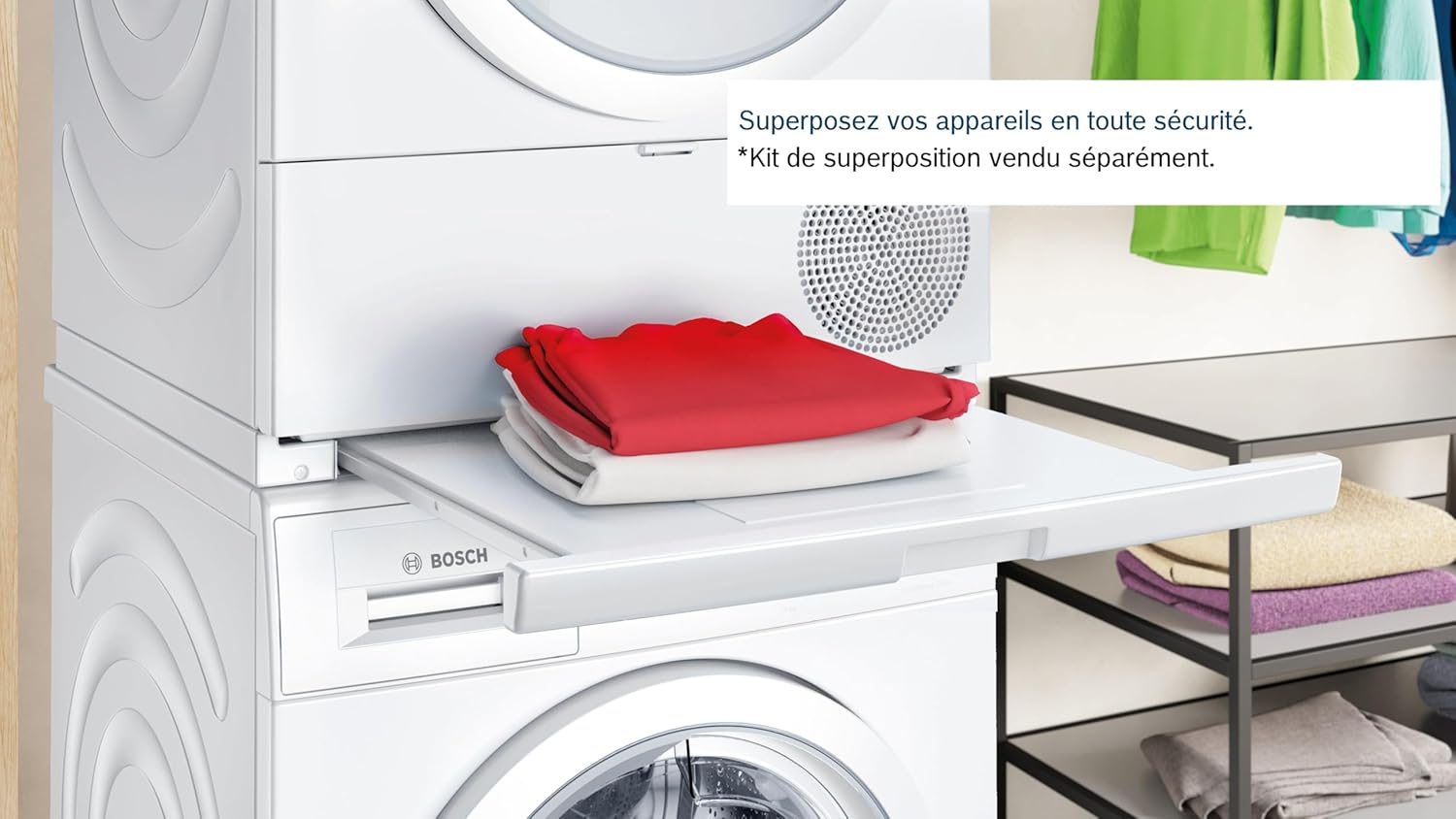 Bosch - Sèche-linge Série 6, 9 kg, pompe à chaleur, blanc WQG1420DFR