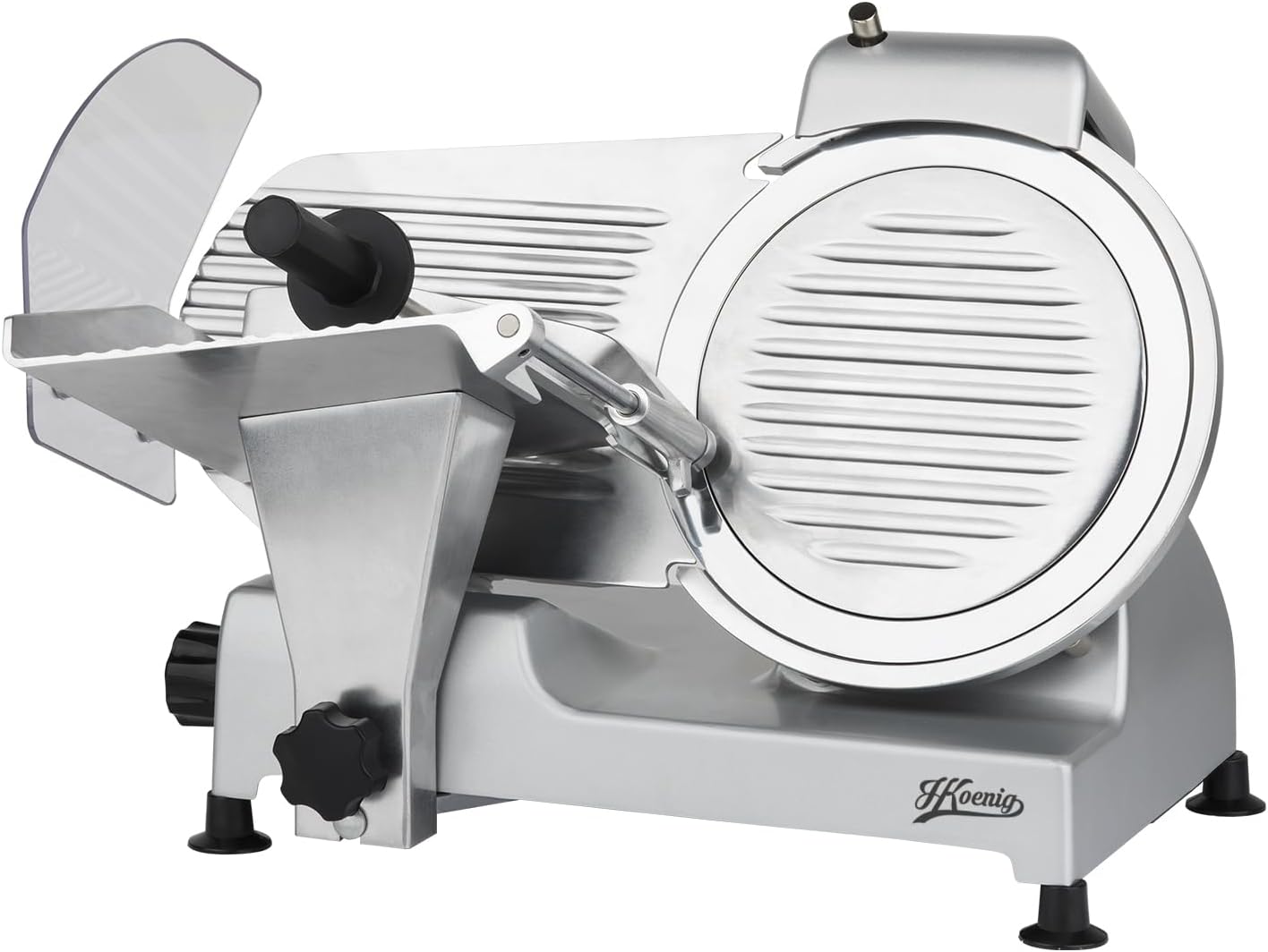 H.Koenig - trancheuse électrique pro - lame 25 cm - coupe 0-12 mm, aiguiseur, MSX250