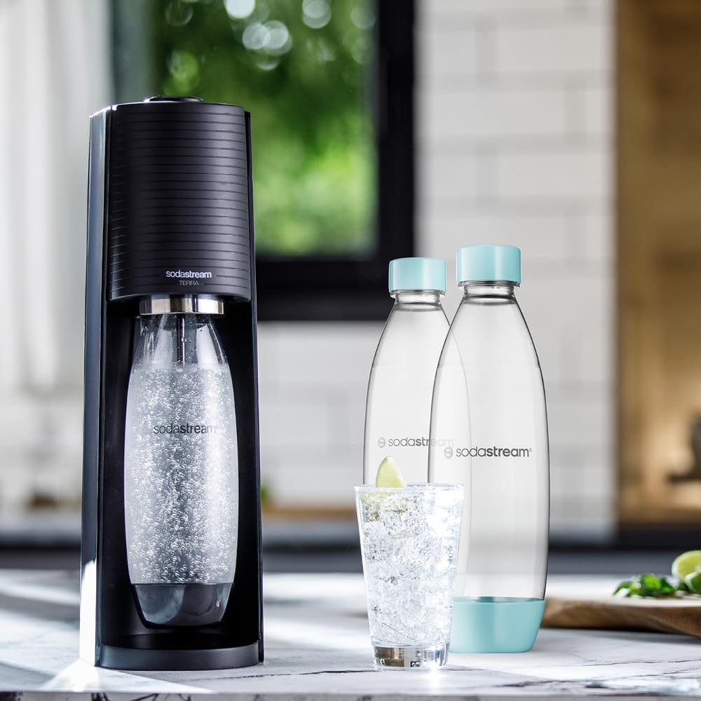 Sodastream - Duo/Terra/ET-Terra/Art/Gaia - 2x1L - bouteilles lavables, bleu