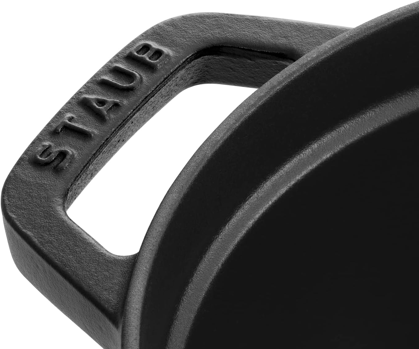 STAUB - cocotte en fonte émaillée ovale - 41 cm, 12 L, noir mat