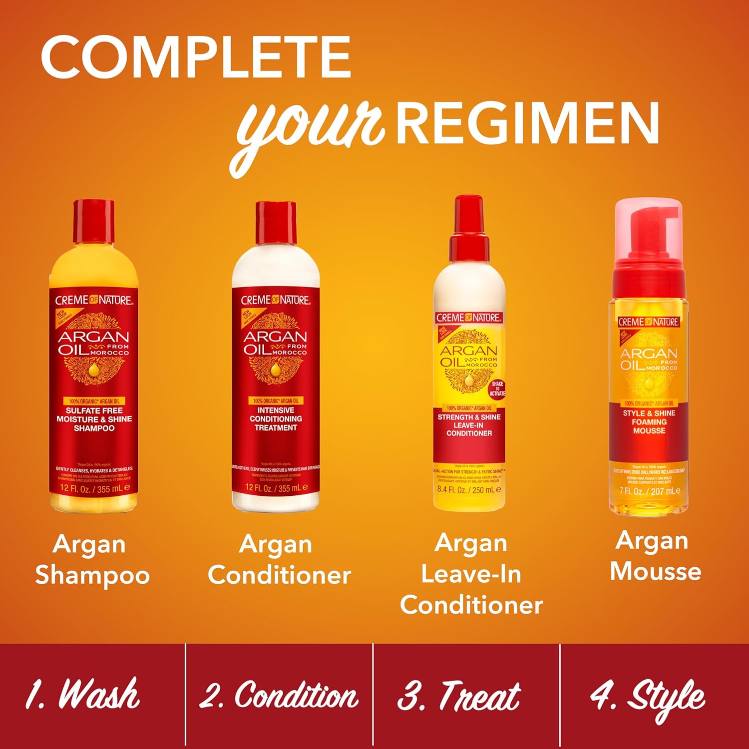 Creme of Nature - Perfect 7 spray - 150ml - Soin argan 7 en 1 sans rinçage