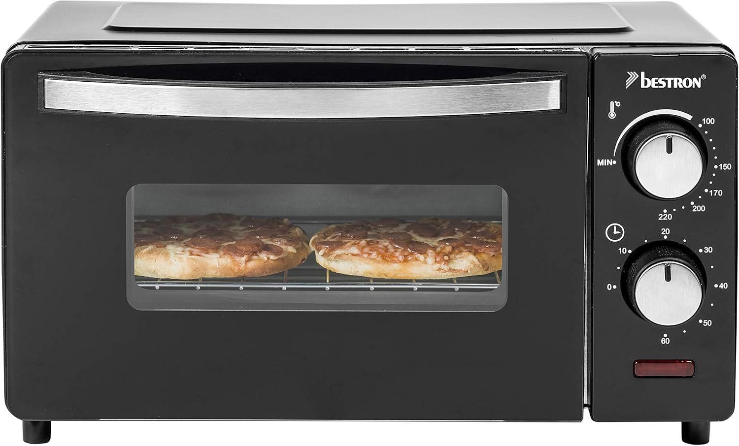 Bestron - mini four compact - 9L, 800W, chaleur supérieure/inférieure