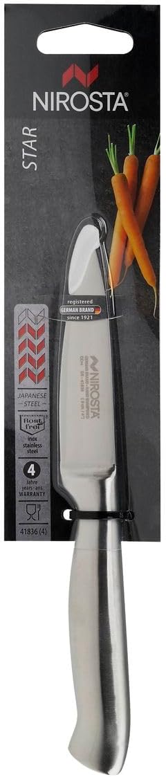 Nirosta - couteau de cuisine série 41836 - 20x2cm lame 8,5cm inox