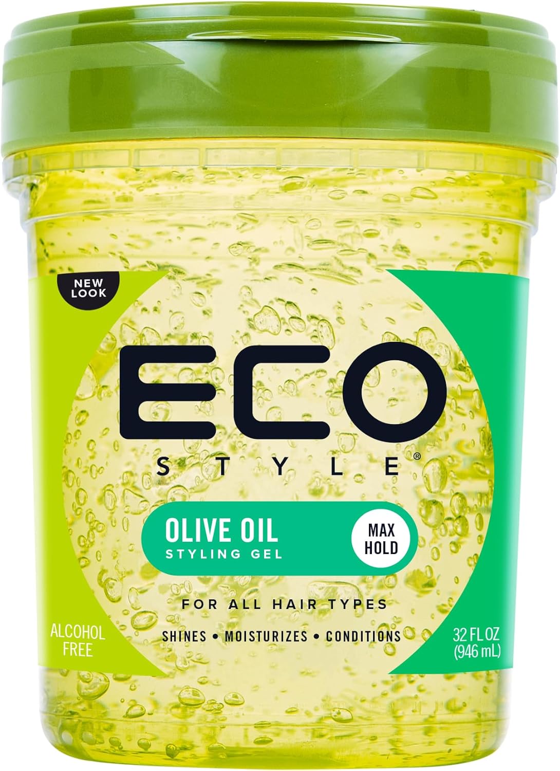 Eco Styler - Gel Olive Oil - 946 ml - fixation forte, hydratation