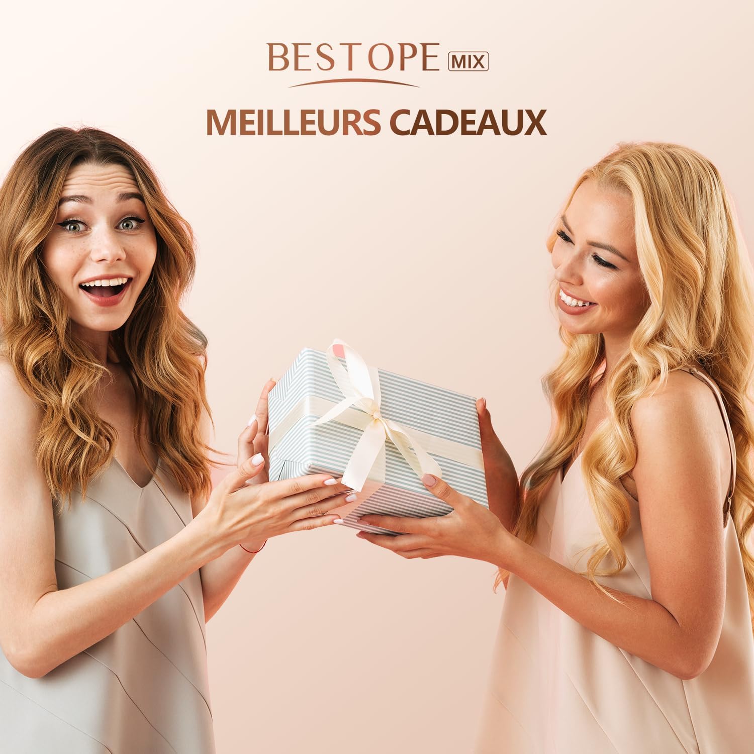 BESTOPE - Boucleur 3 têtes, 22mm, céramique, 2 températures, chauffage rapide