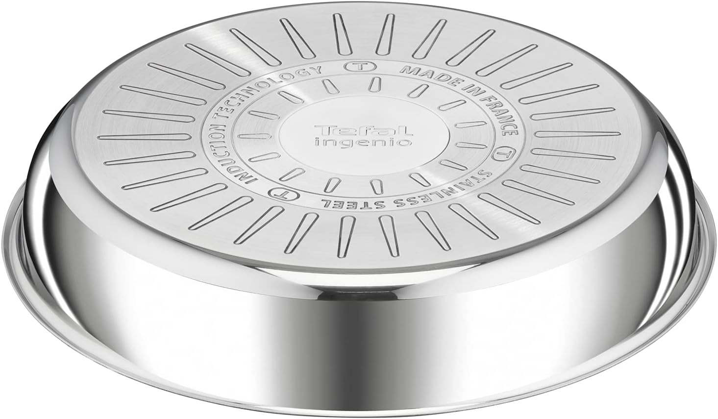 Tefal - Ingenio Preference - poêle 24 cm - induction, inox, empilable, lave-vaisselle, L9720402
