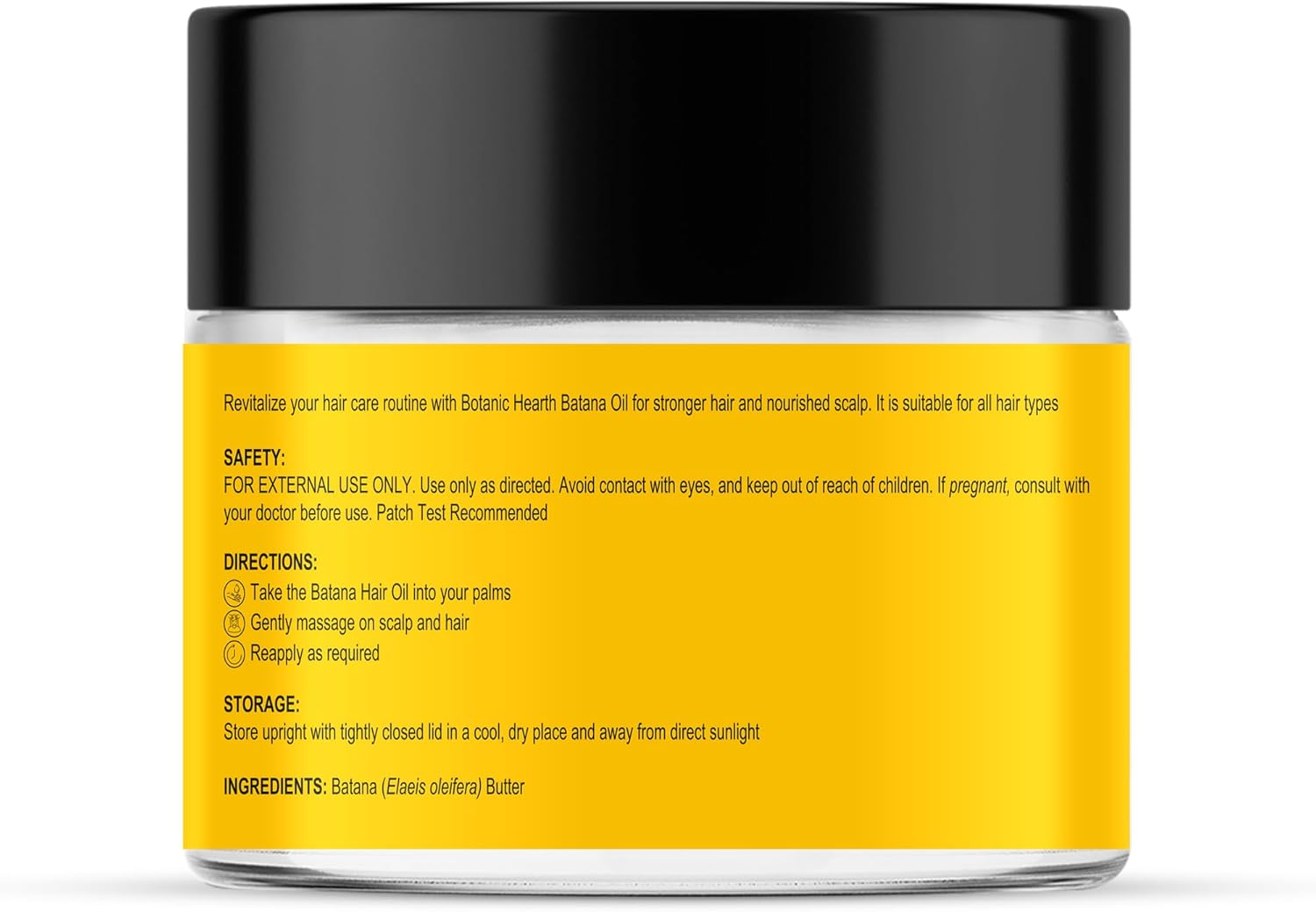 Botanic Hearth - Huile Batana 103,5 ml - soin nourrissant cheveux/peau