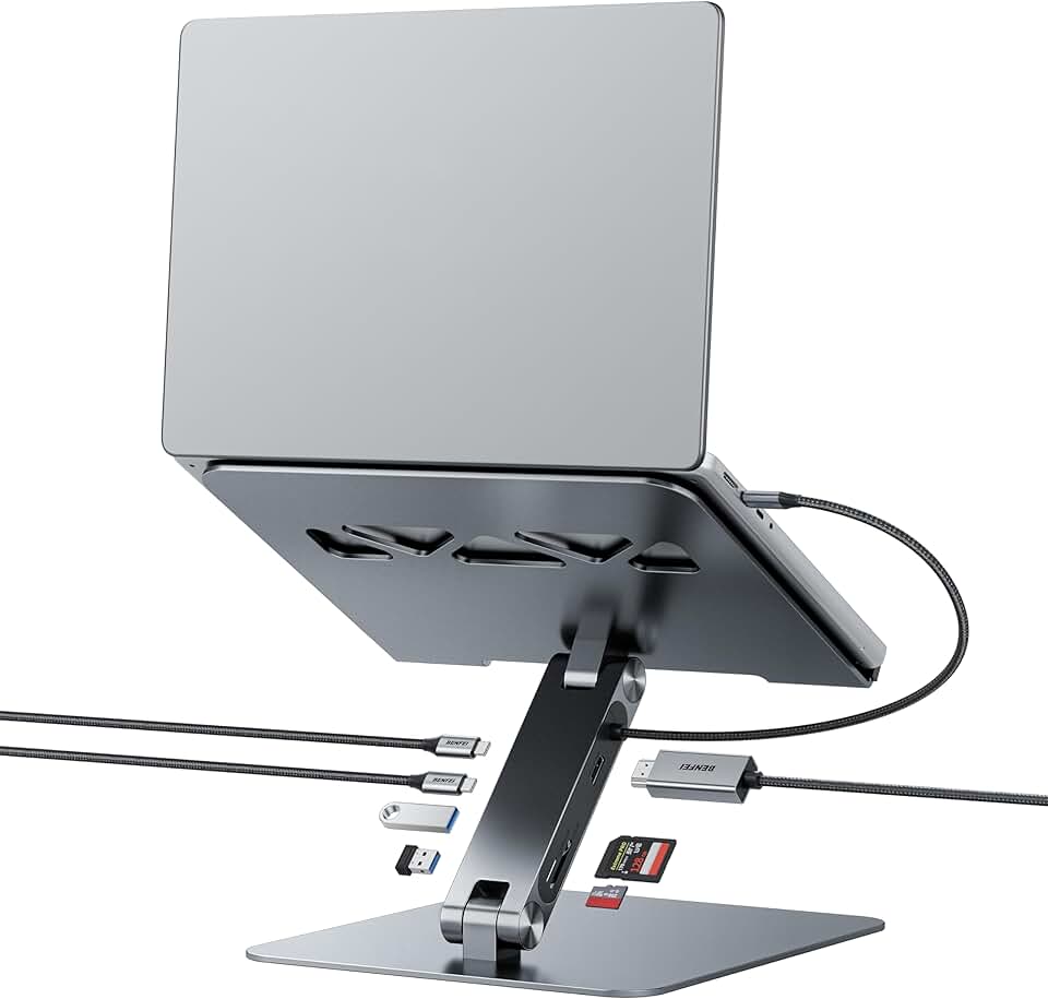 BENFEI - Station d'accueil USB C 7en1 - 100W PD - HDMI 4K60Hz - XPS, Thinkpad