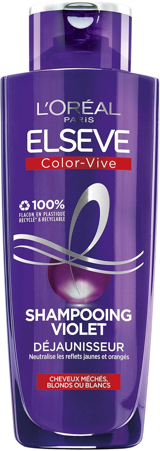 L'Oréal Paris - Elseve Color-Vive - 200ml - Shampooing violet anti-reflets jaunes