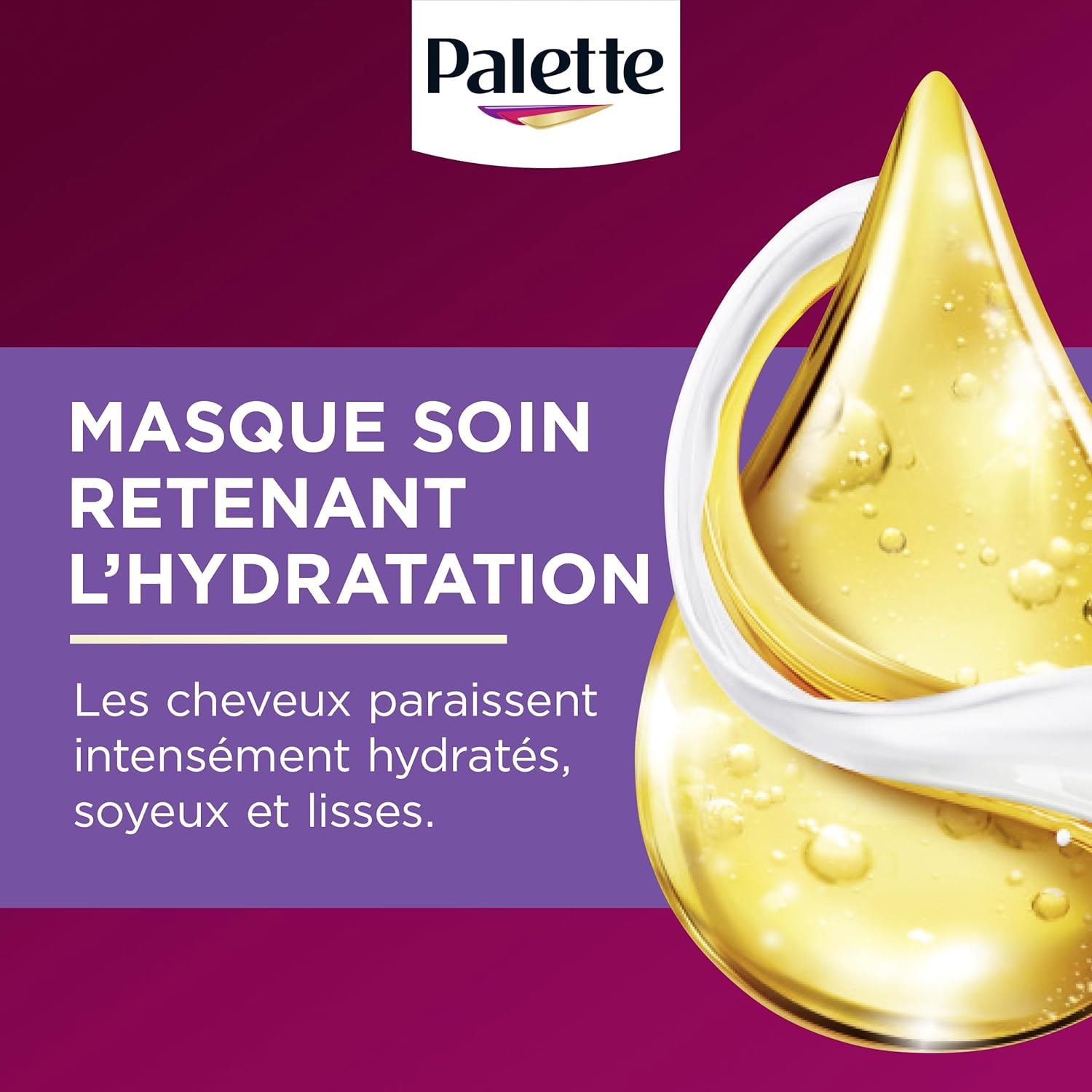 Palette - Intensive color crème soin - couvre 100% cheveux blancs - tenue 8 semaines - soin masque - Châtain Chocolat 70