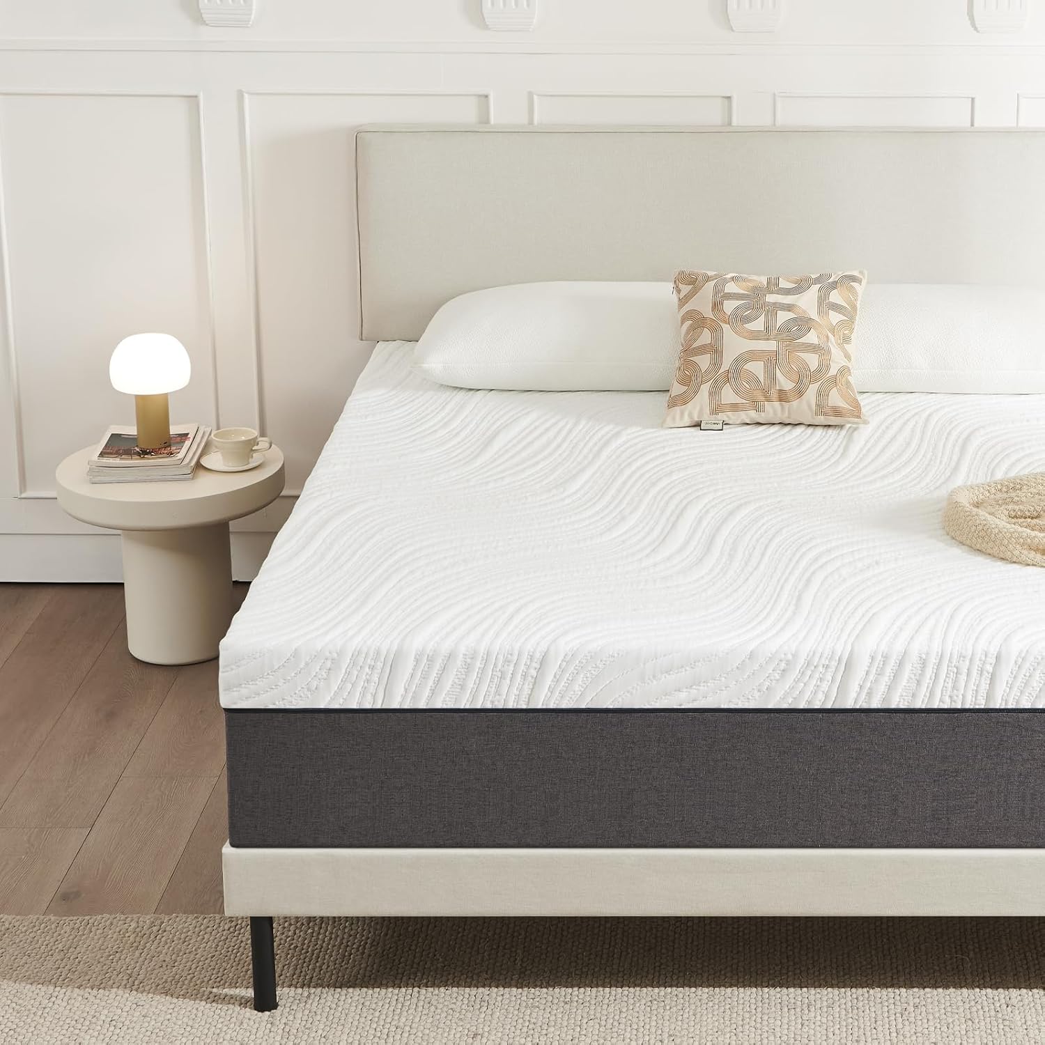 Matelas - mousse mémoire, 120x190 cm, 18 cm, 7 zones, réversible