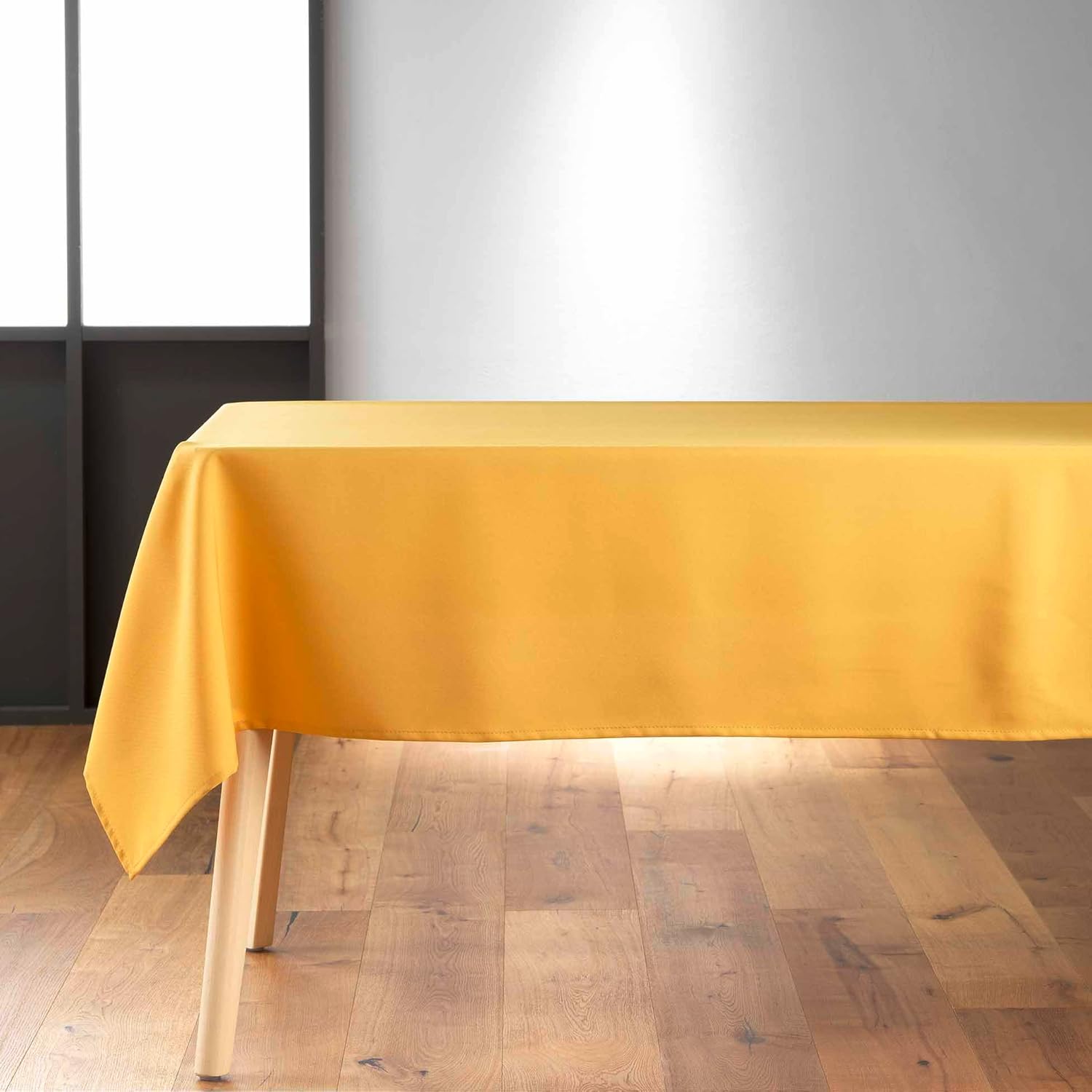 Nappe - uni polyester Essentiel - 140x300 cm - coloris miel