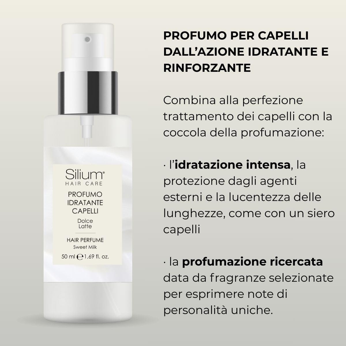 Parfum cheveux et crème corps – Doux Lait – hydratation durable, parfum délicat