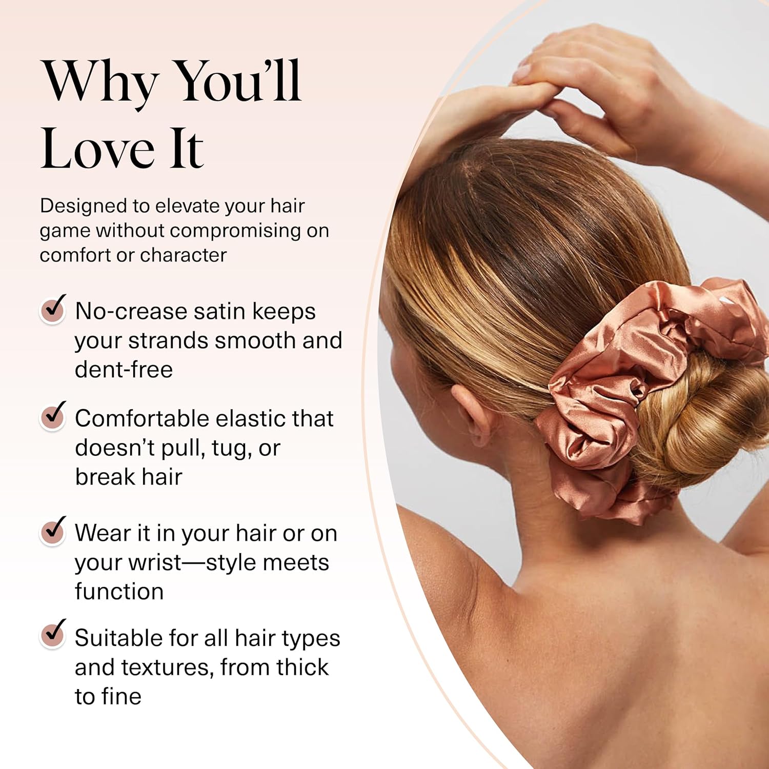 Kitsch - Disney Satin Scrunchies - 2 pcs - Cheveux tous types, sans pli