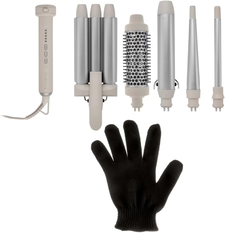 Remington - Boucleur 5en1, 13-33mm, écran LED, tous cheveux - CI41MS5E51